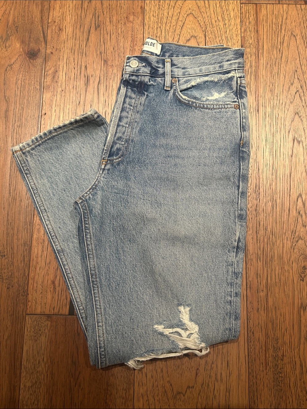 Agolde Light Blue Denim Jeans